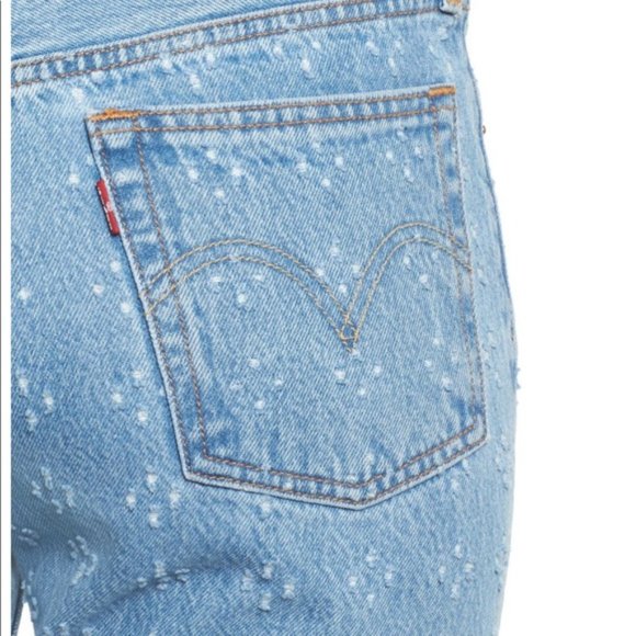 NWT Levi’s 501 Skinny "Snowflakes" High Rise Jeans * - Picture 16 of 16